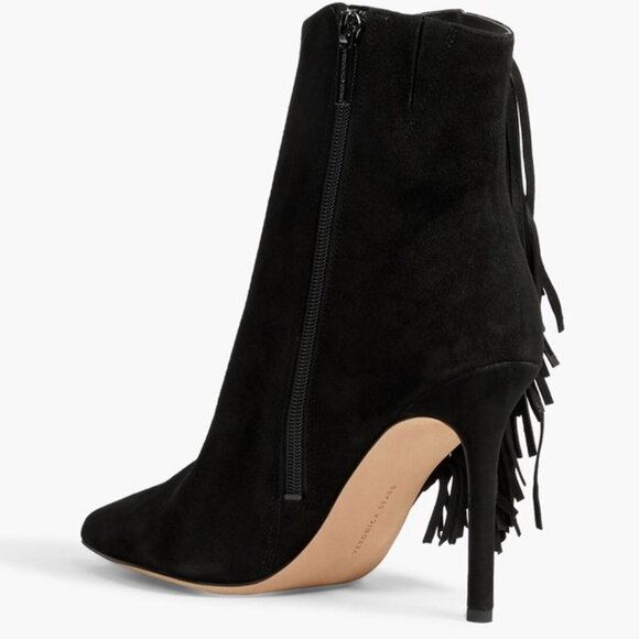 VERONICA BEARD NYOMI FRINGED SUEDE BOOT 11 NEW - Picture 3 of 4
